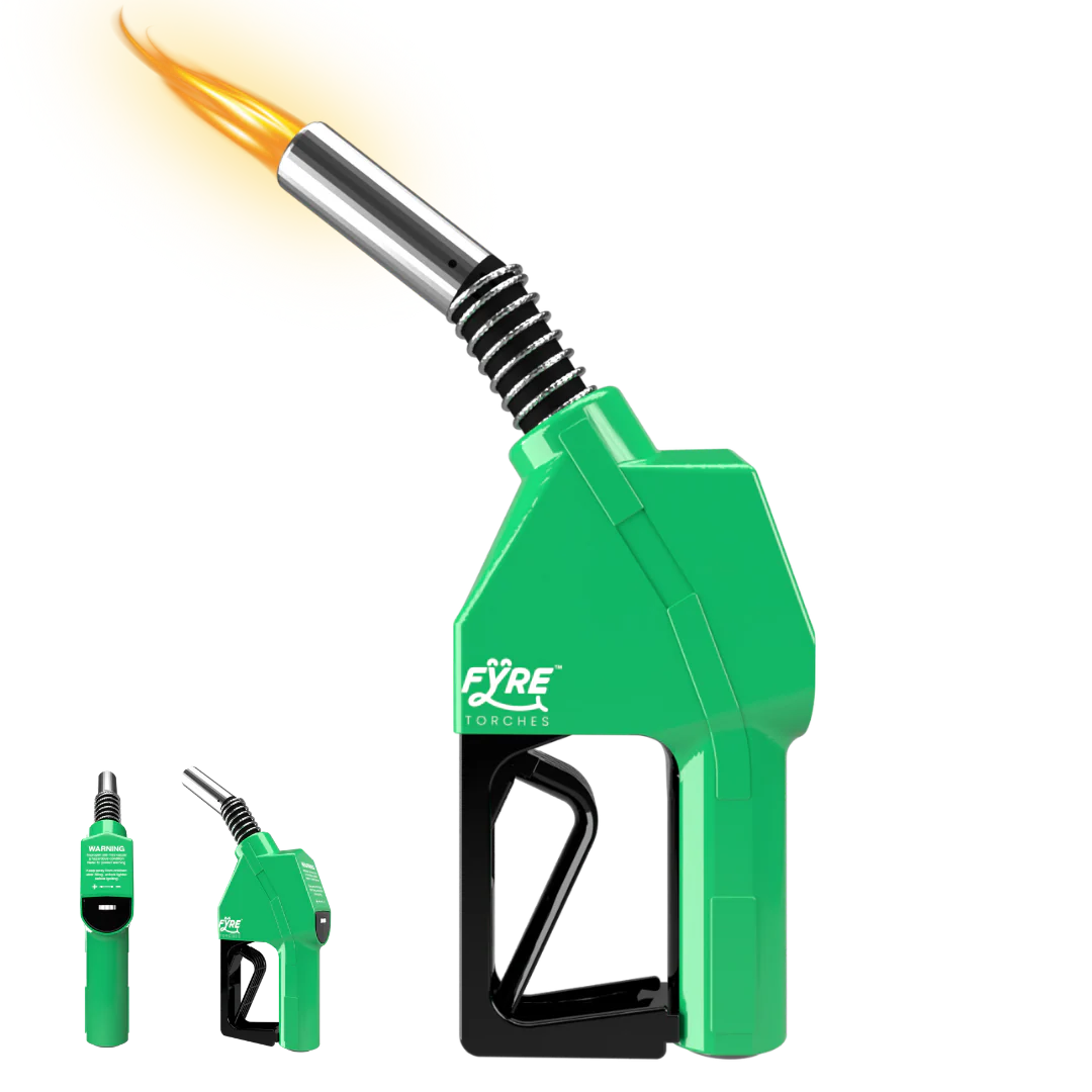 "Gas Pump" Shaped Torch Refillable and Adjustable Flame - Image 6