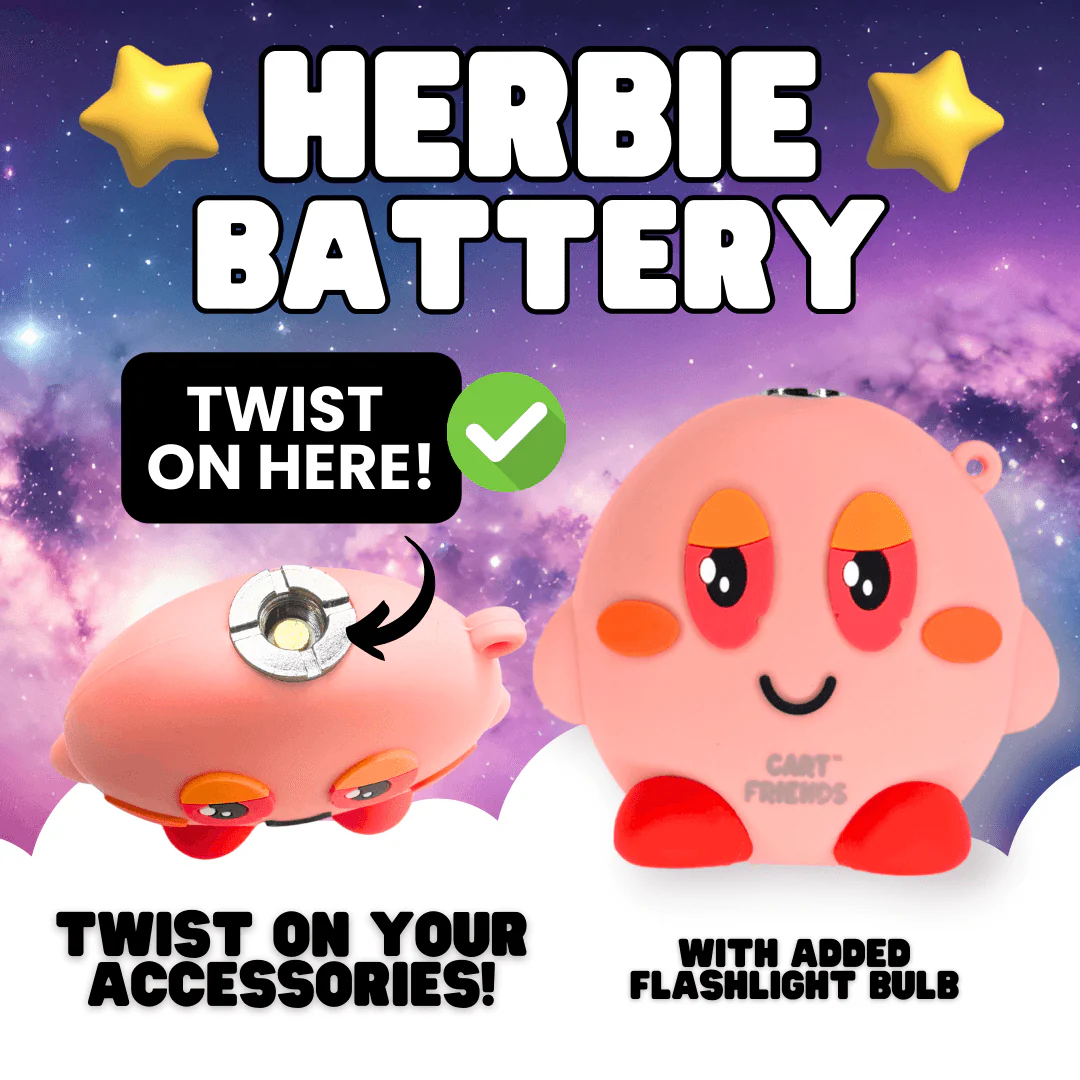 Herbie Twist-On Battery with Flashlight