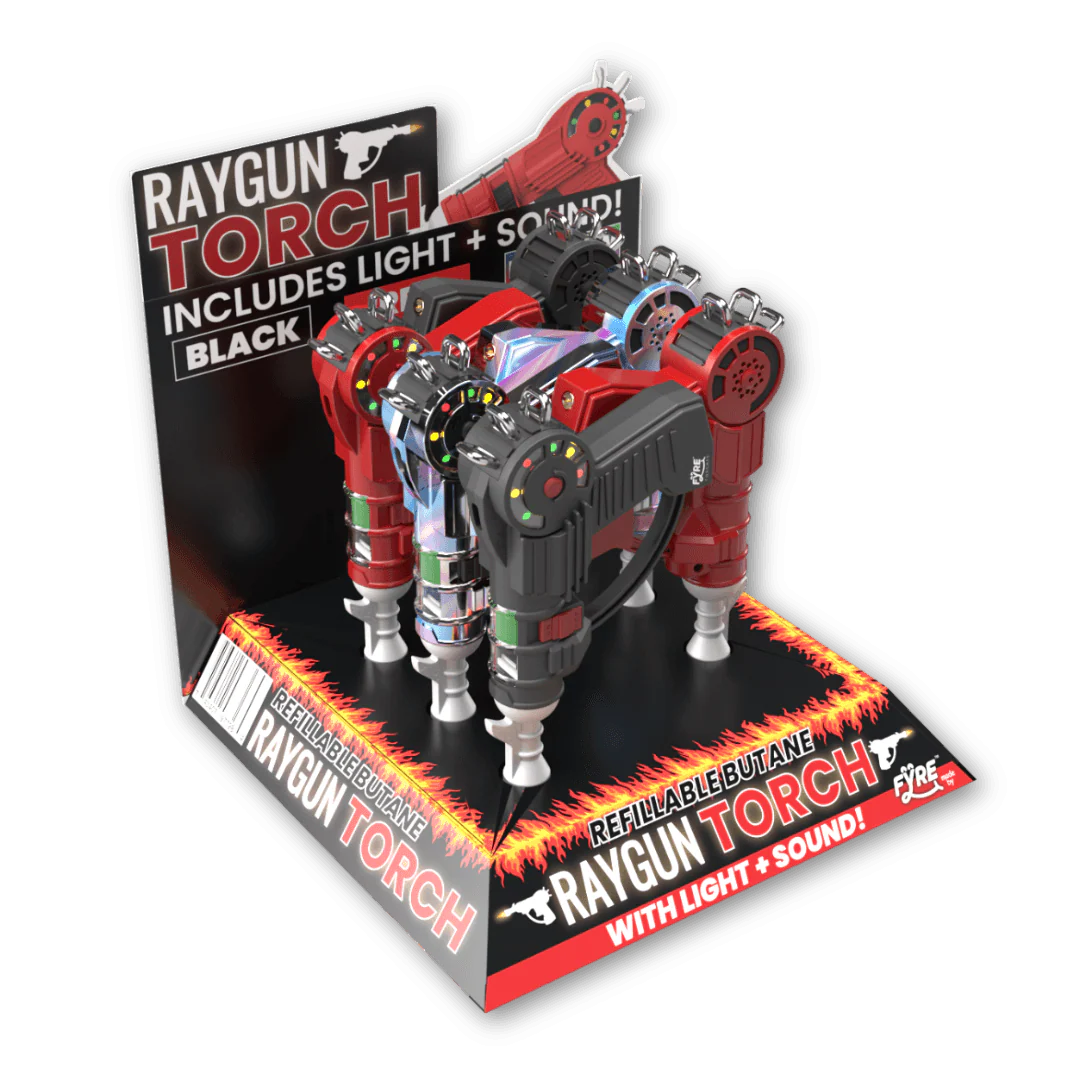 Refillable Raygun Mini Kitchen Torch With Lights + Sound (6-PACK WHOLESALE) - Image 10
