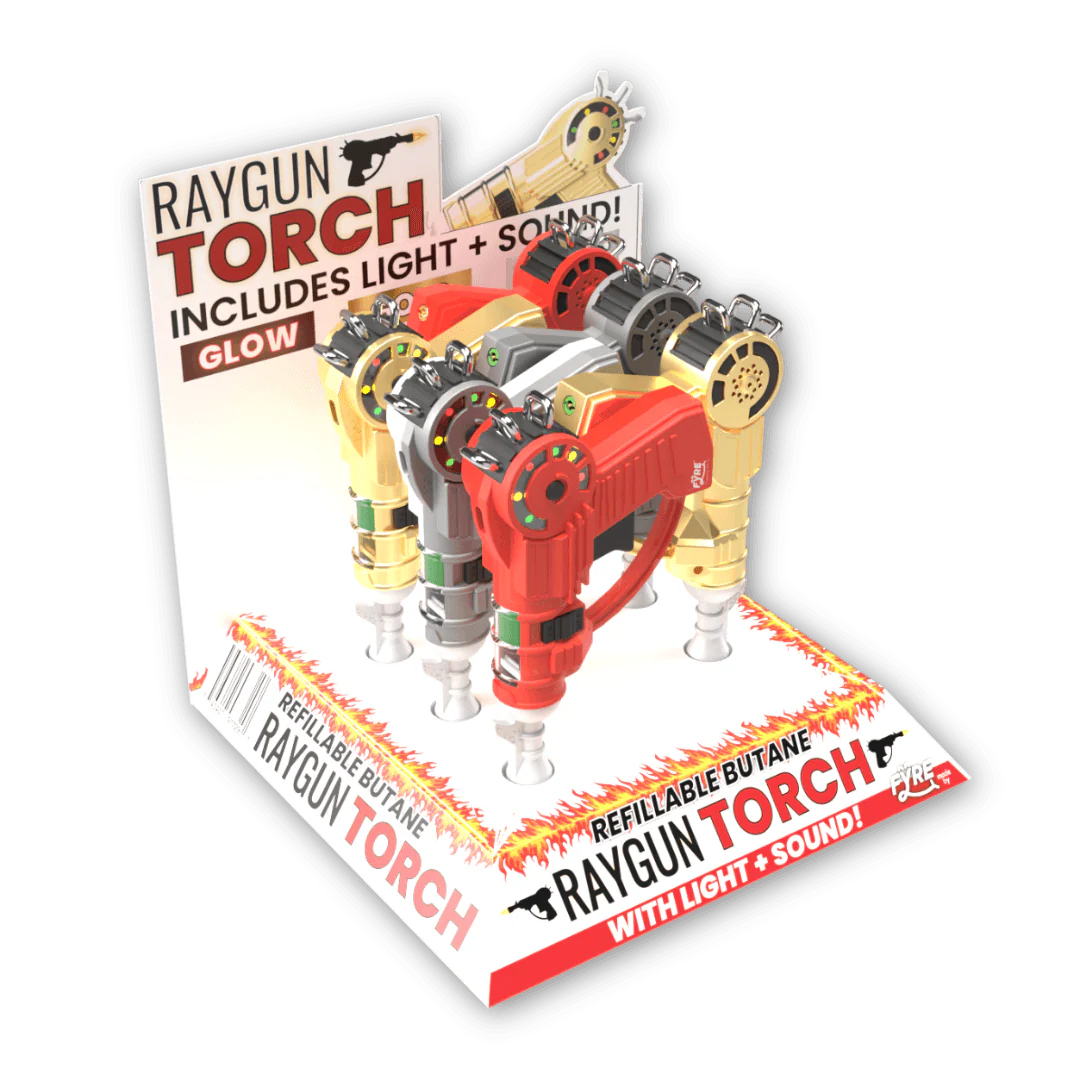 Refillable Raygun Mini Kitchen Torch With Lights + Sound (6-PACK WHOLESALE) - Image 9