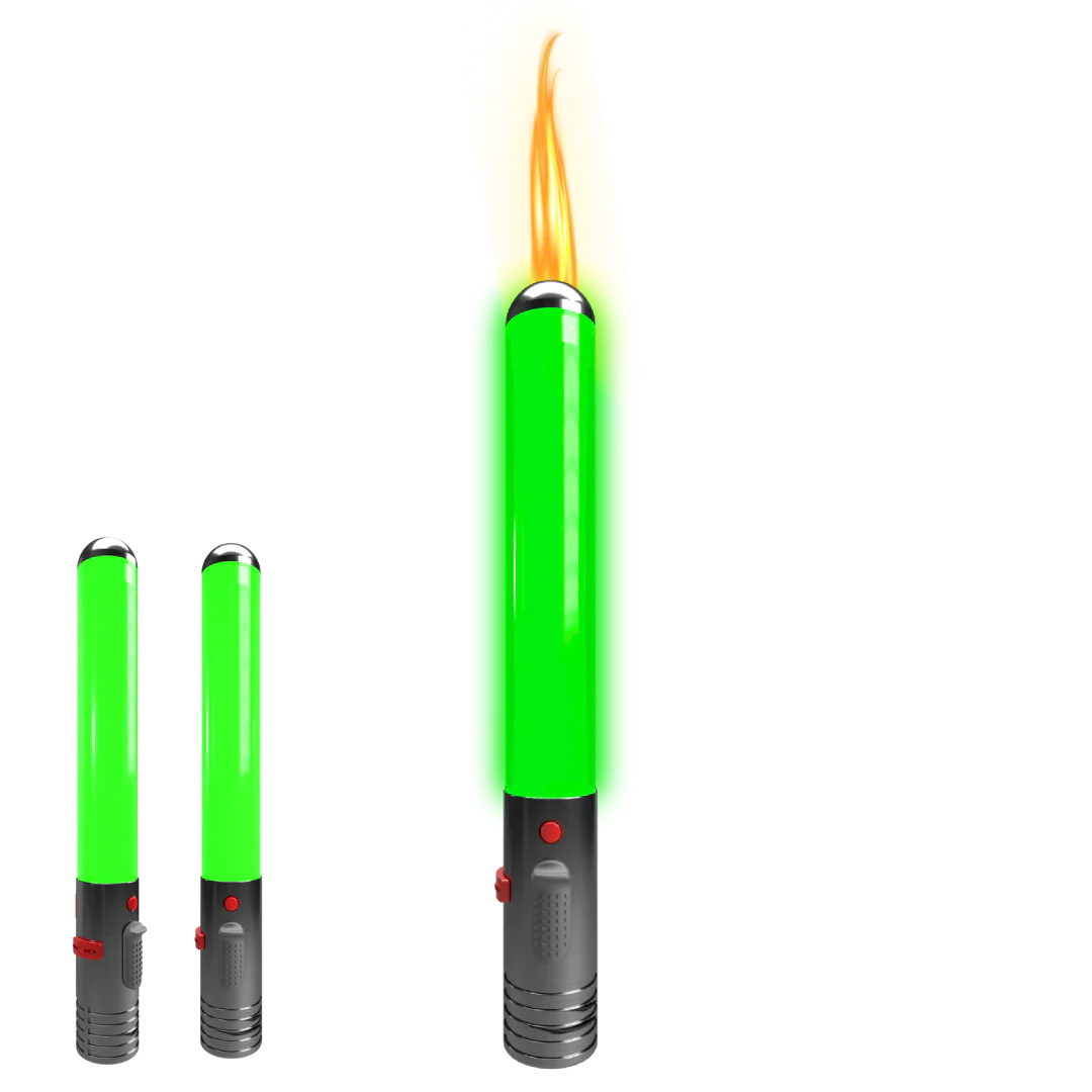 Saber Shaped Kitchen Torch with Glowing Lights and Adjustable Flame - Image 3